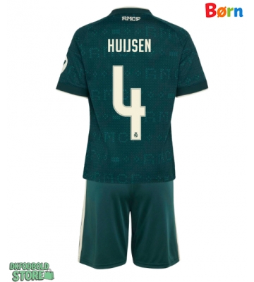 Real Madrid Dean Huijsen #4 Replika Babytøj Udebanesæt Børn 2026-27 Kortærmet (+ Korte bukser)